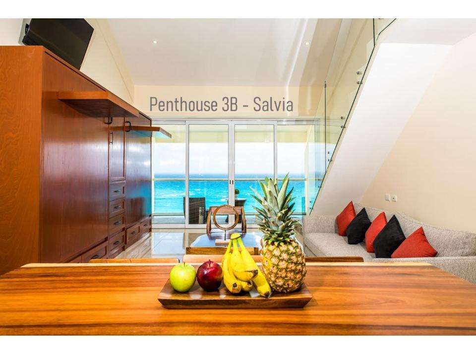 2 Story Oceanfront Penthouses On Cancun Beach! Buitenkant foto