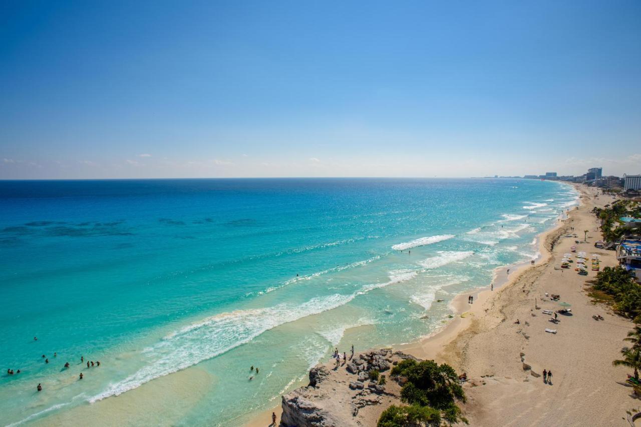 2 Story Oceanfront Penthouses On Cancun Beach! Buitenkant foto